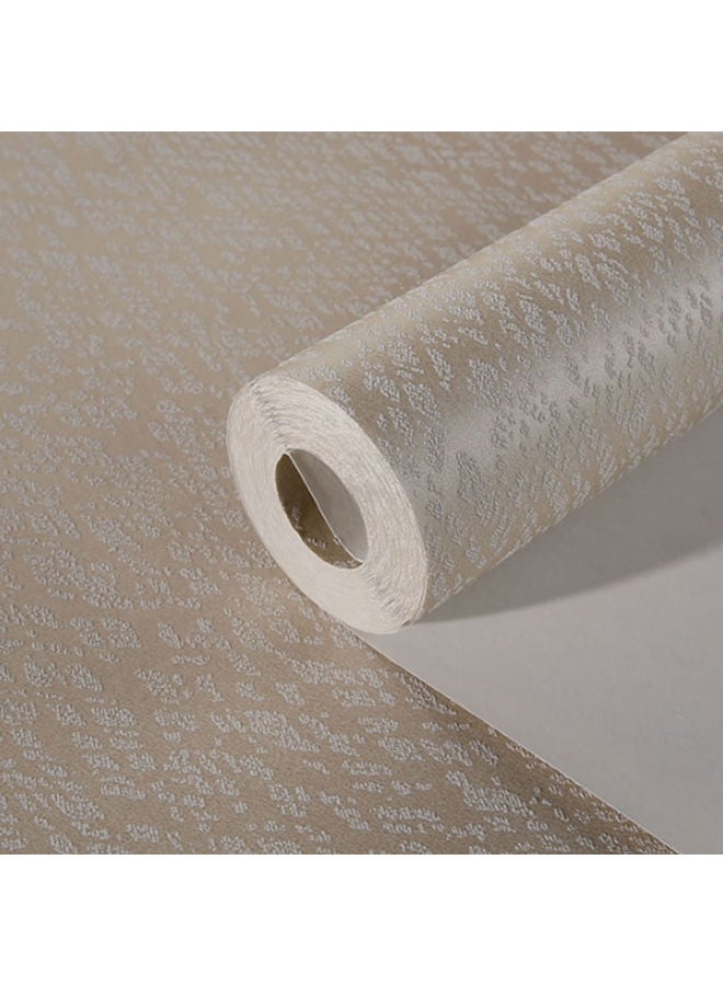 Simple Elegant Wall Paper Beige 0.53x10meter