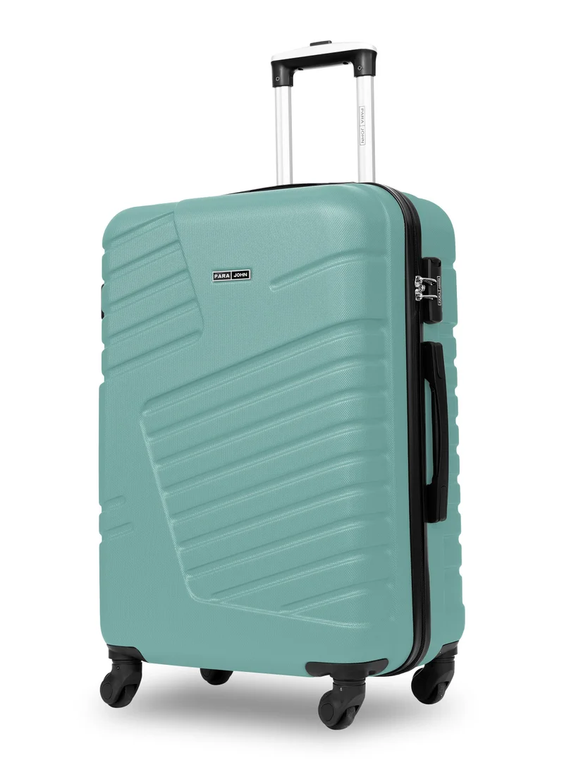 PARAJOHN Series Series Set of 3 Luggage | Lightweight Small 10KG, Medium 20KG & Large 30KG ABS 4 Wheels Trolley Hardsided Travel Suitcase -  Green