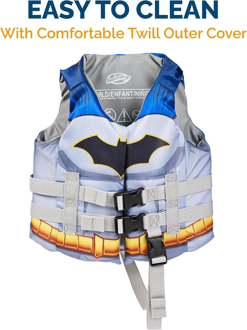 SwimWays DC Batman Life Jacket for Kids 33-55 lbs - Image 3