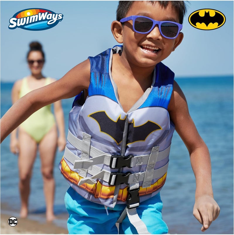 SwimWays DC Batman Life Jacket for Kids 33-55 lbs - Image 2