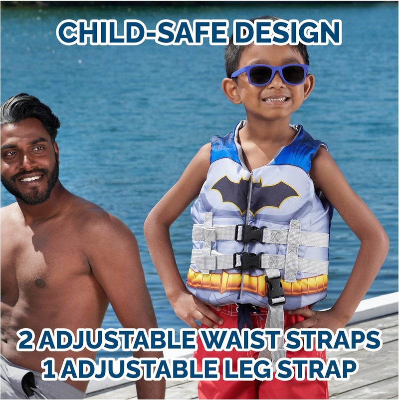 SwimWays DC Batman Life Jacket for Kids 33-55 lbs - Image 4