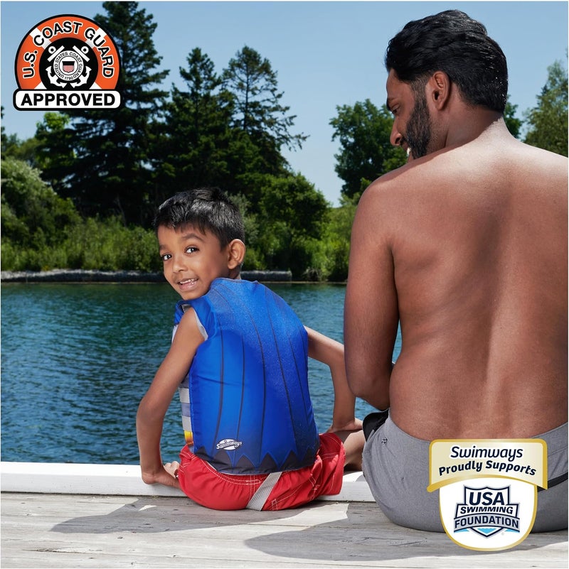 SwimWays DC Batman Life Jacket for Kids 33-55 lbs - Image 5