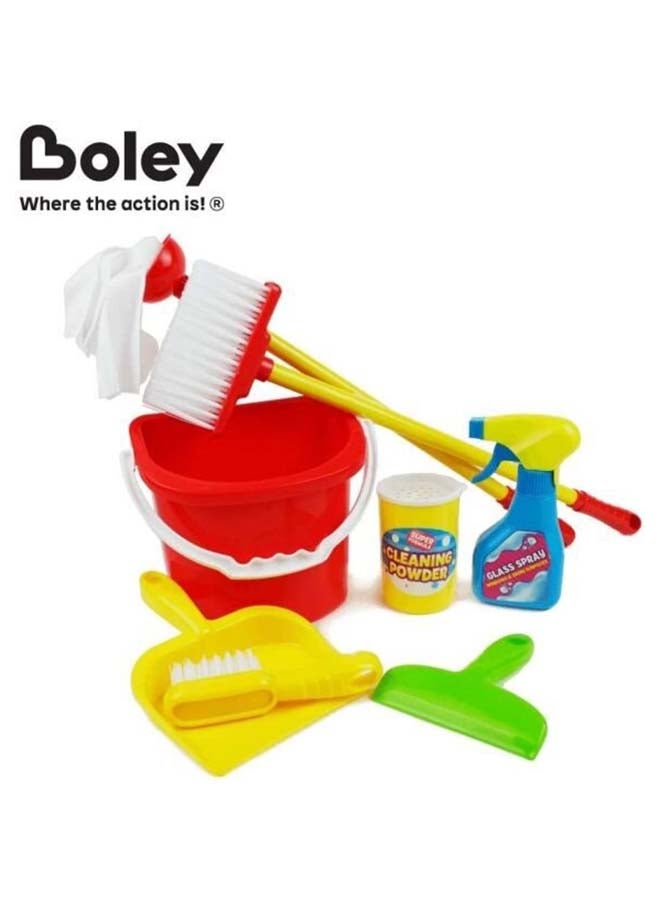 BOLEY Assorted 1-12 Piece Cleaning Toy Set – Pretend Play Household Set for Kids - Image 2