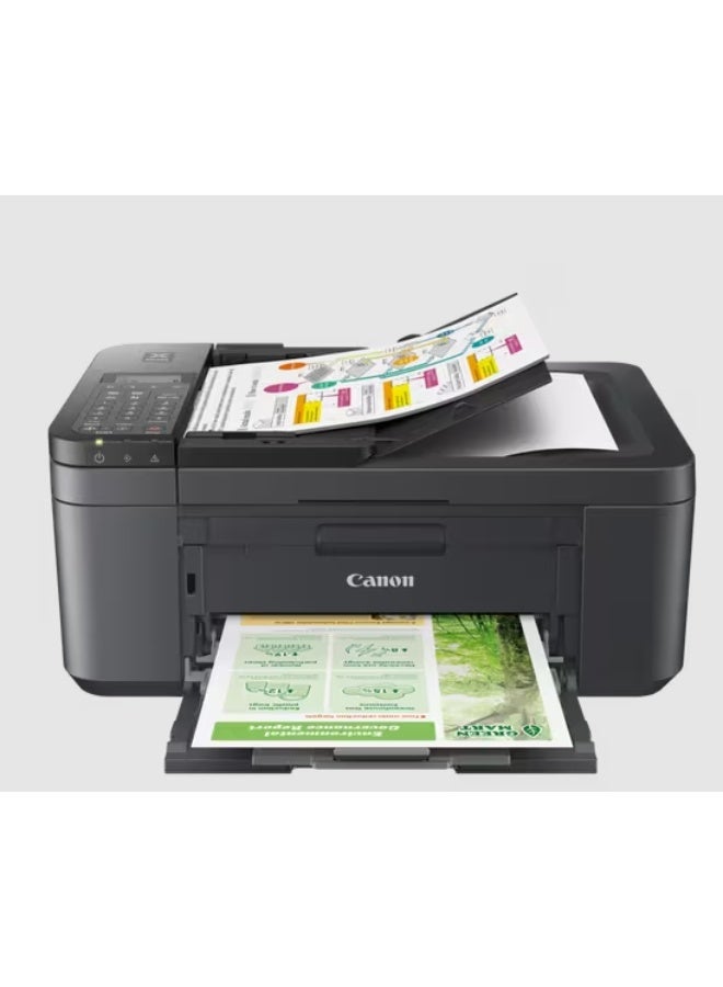 كانون Canon Pixma Tr4645 Wireless Colour All-In-One Inkjet Photo Printer, A4 Print, Copy, Scan, Fax, Wi-Fi, High-Quality 8.8 Ipm Black And 4.4 Ipm Colour Printing, Cloud Link, 20-Sheet Adf¹ And Auto 2-Sided Printing Black - Image 3