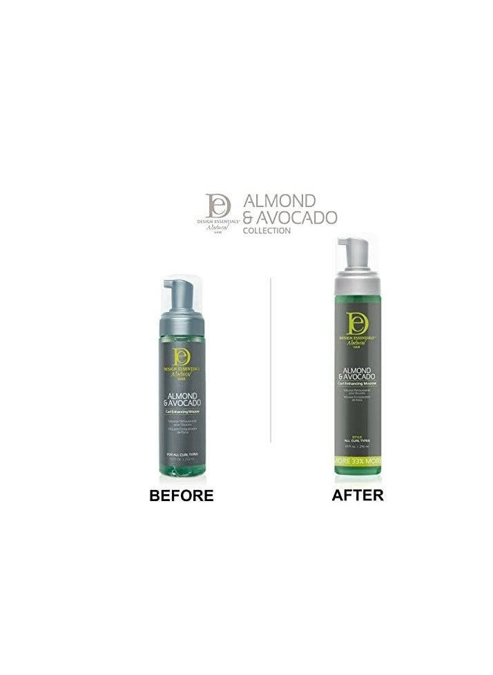 Design Essentials Design Essentials Curl Enhancing Mousse, Almond and Avocado Collection,10 Ounce  - Image 4