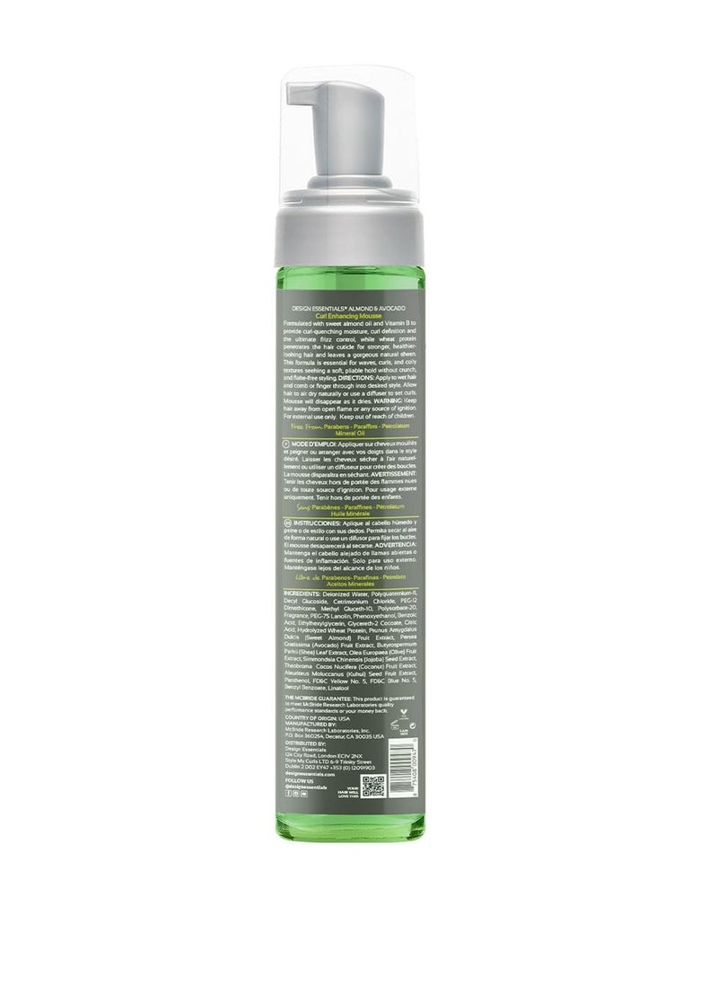 Design Essentials Design Essentials Curl Enhancing Mousse, Almond and Avocado Collection,10 Ounce  - Image 2