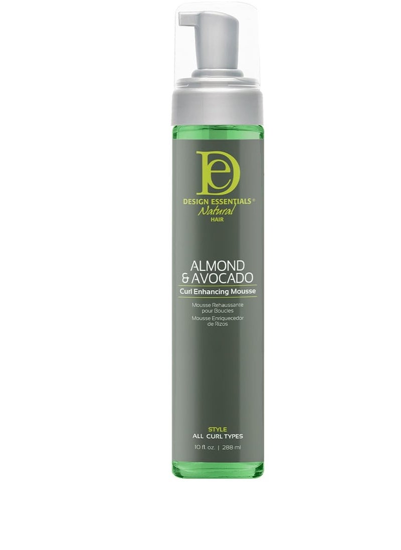 Design Essentials Design Essentials Curl Enhancing Mousse, Almond and Avocado Collection,10 Ounce  - Image 1
