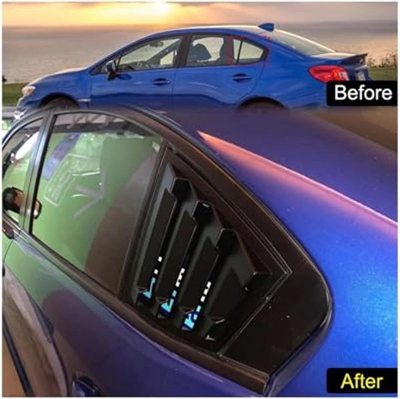 Wivplex Rear Window Louver Trim for Subaru WRX STi - Image 5