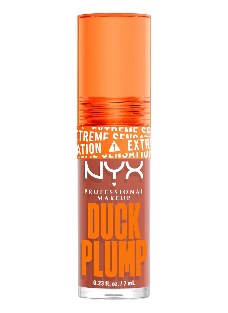 NYX PROFESSIONAL MAKEUP Duck Plump Lip Plumping Lacquer - Apri-Caugh  - Image 3