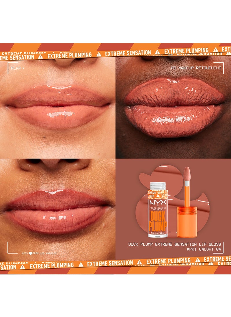 NYX PROFESSIONAL MAKEUP Duck Plump Lip Plumping Lacquer - Apri-Caugh  - Image 5