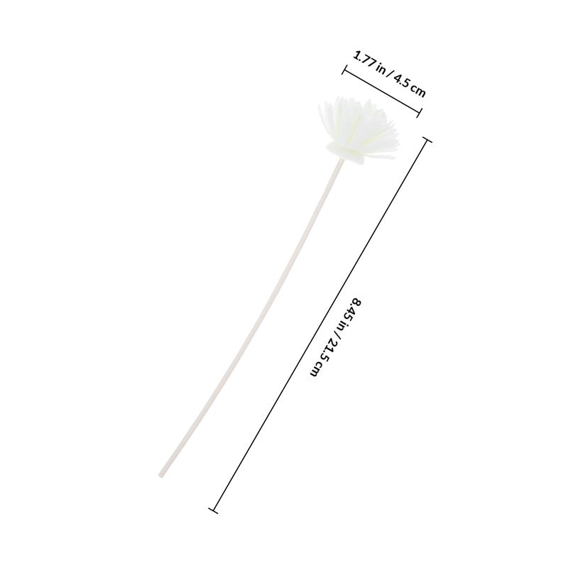 6pcs Rattan Reed Fragrance Diffuser Replacement Artificial Flower Diffuser Rattan Perfume Flower For Bedroom Fragrance Oil Replacement - Image 2