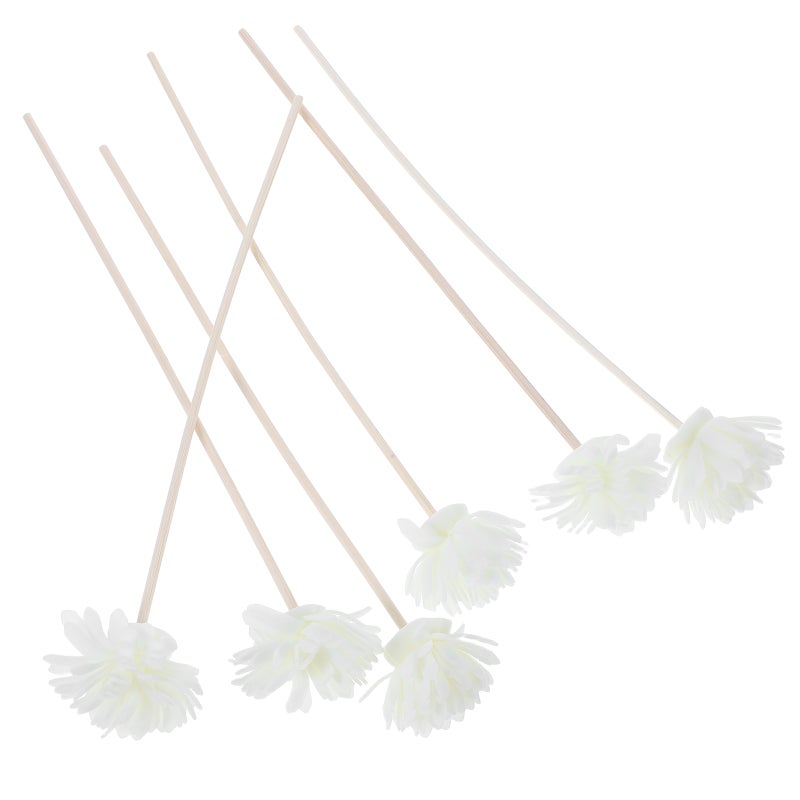 6pcs Rattan Reed Fragrance Diffuser Replacement Artificial Flower Diffuser Rattan Perfume Flower For Bedroom Fragrance Oil Replacement - Image 4