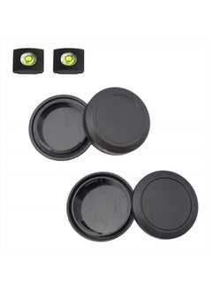Body Cap & Rear Lens Cap Cover for Canon EOS R6 EOS R5 EOS R EOS RP EOS R3 EOS R7 EOS R10 EOS R6 Mark ii More Canon RF Mount and Lens Accessories with Hot Shoe Cover