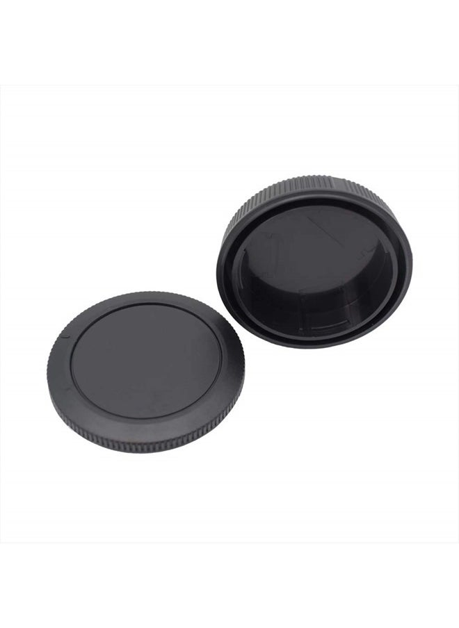 ULBTER - Body Cap & Rear Lens Cap Cover for Canon EOS R6 EOS R5 EOS R EOS RP EOS R3 EOS R7 EOS R10 EOS R6 Mark ii More Canon RF Mount and Lens Accessories with Hot Shoe Cover - Image 1