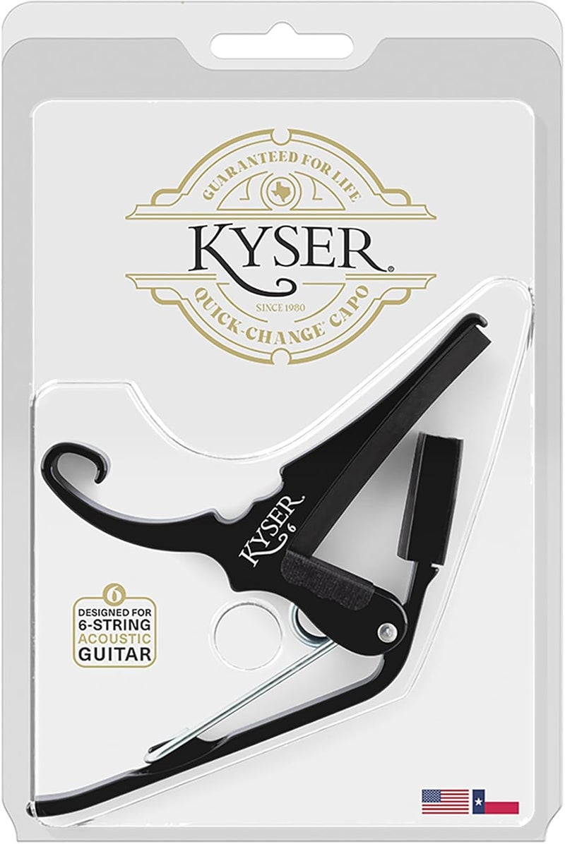 Kyser Quick-Change Capo for 6-String Acoustic Guitars - Image 5