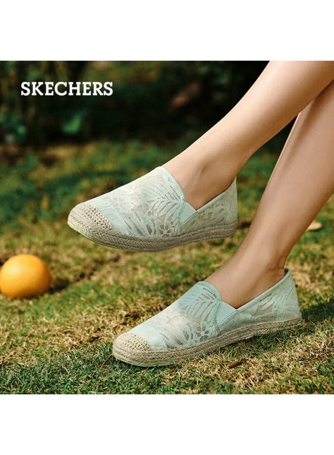 Skechers Women's Fisherman Shoes Single Shoes New Chinese Style Lace Flat Shoes Shallow Mouth Slip-on Commuter Shoes 113025 - Image 1