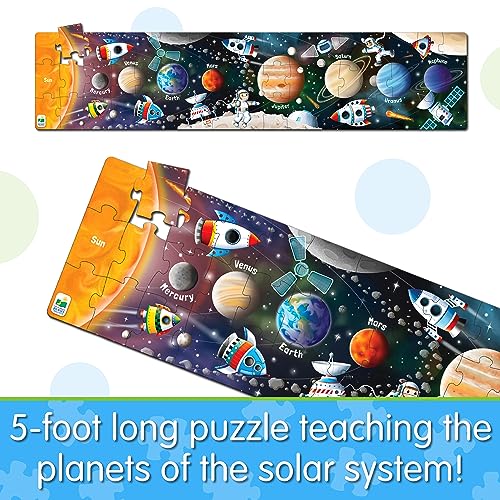 The Learning Journey Long and Tall Puzzles Solar System 51 Piece 5FootLong Preschool STEM Puzzle Educational Gifts for Boys Girls Ages 3 and Up - Image 5