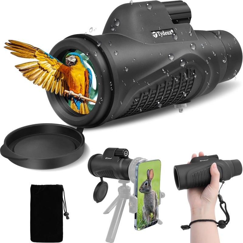 Tydeux 8x42 Monocular Telescope - K9 Prism Waterproof for Travel Secenery Wildlife Bird Watching Hunting Camping - Image 1