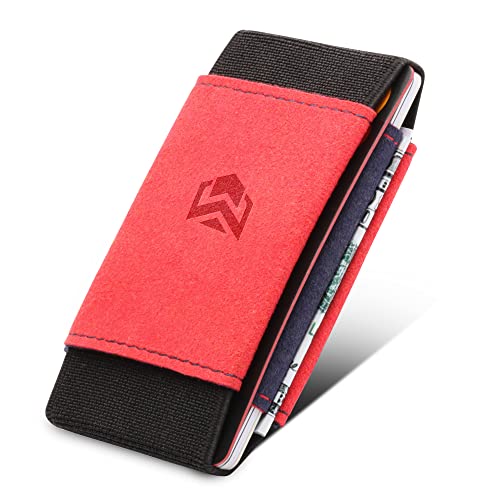 VBAX Elastic Wallet for Men & Women – Slim Minimalist Front Pocket Credit Card Holder, Stretch Fabric Design Fits 10 Cards & Cash – Compact Everyday Carry Wallet for Travel & Daily Use - Image 4