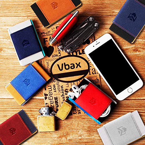 VBAX Elastic Wallet for Men & Women – Slim Minimalist Front Pocket Credit Card Holder, Stretch Fabric Design Fits 10 Cards & Cash – Compact Everyday Carry Wallet for Travel & Daily Use - Image 5