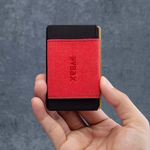 VBAX Elastic Wallet for Men & Women – Slim Minimalist Front Pocket Credit Card Holder, Stretch Fabric Design Fits 10 Cards & Cash – Compact Everyday Carry Wallet for Travel & Daily Use - Image 3