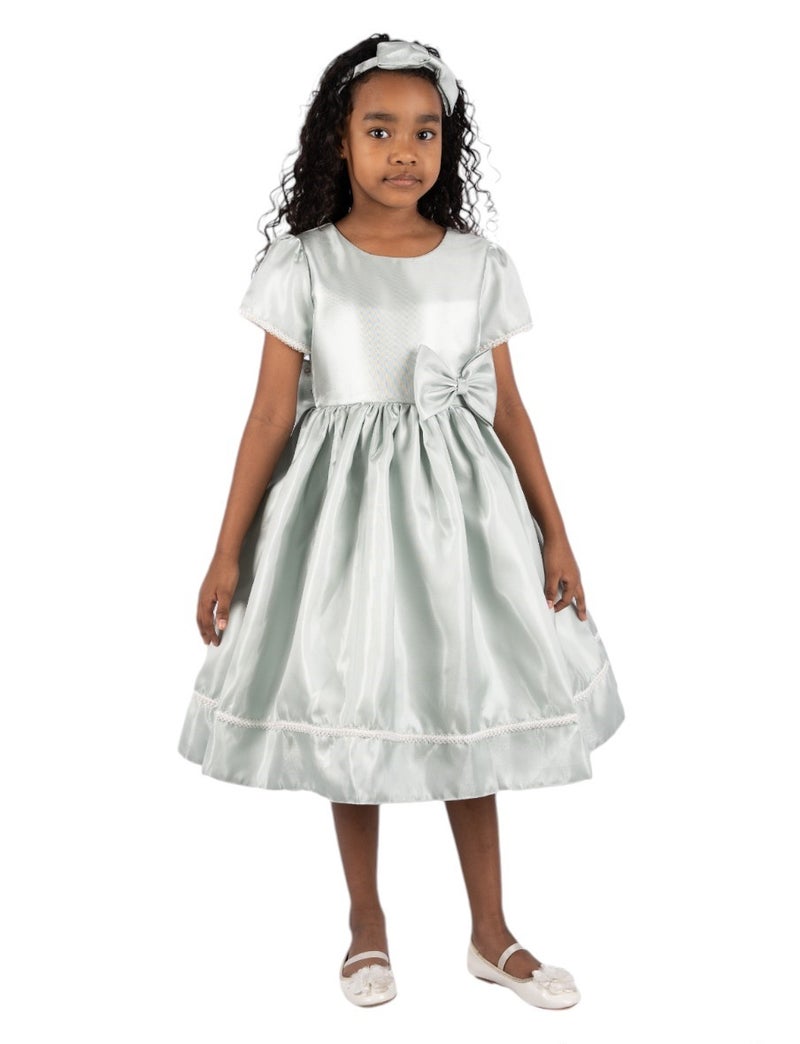 دىدانيالا فستان بفيونكة ساتان - Image 1