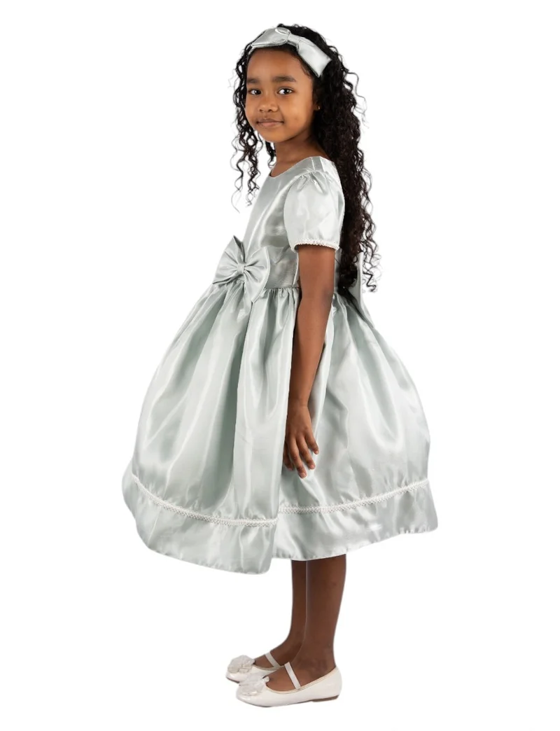 D'Daniela Satin Bow Dress