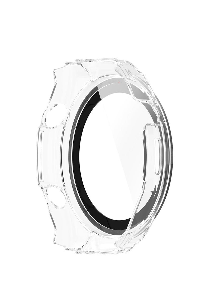 Case + Screen Protector Compatible with Huawei Watch Ultimate Anti Scratch Tempered glass with watch case protector (Clear) - Image 2