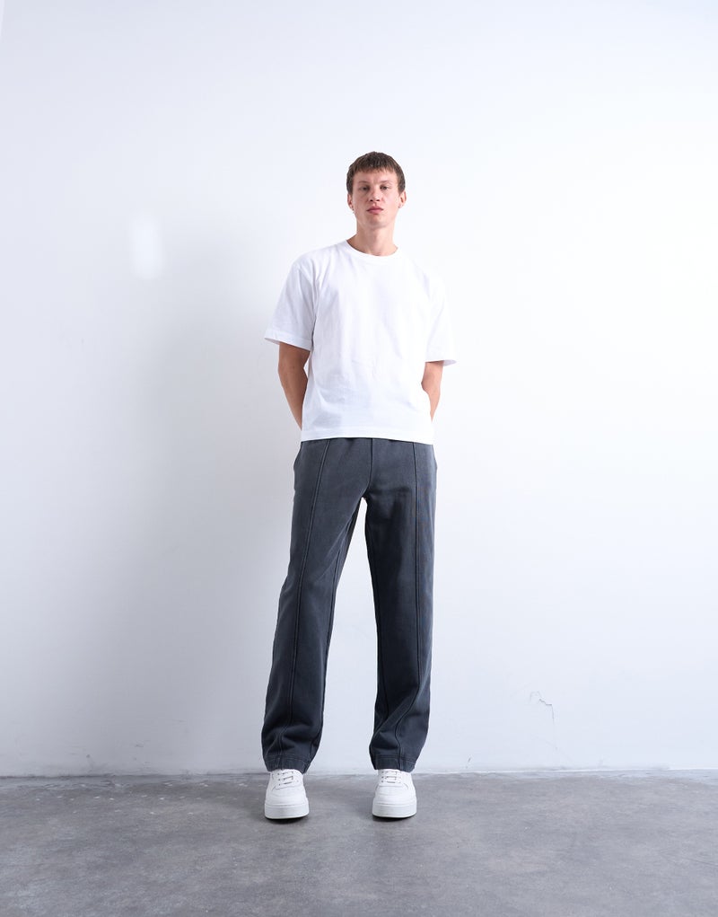 TOPMAN Seam Washed Black With Joggers - Image 1