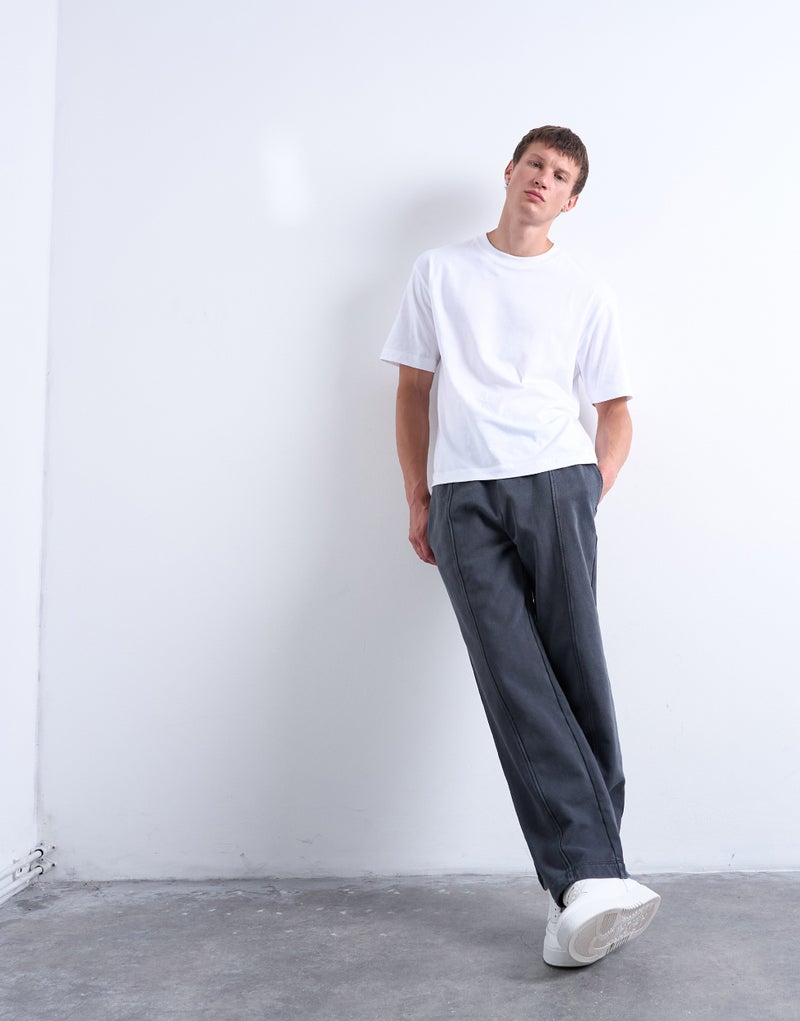 TOPMAN Seam Washed Black With Joggers - Image 5