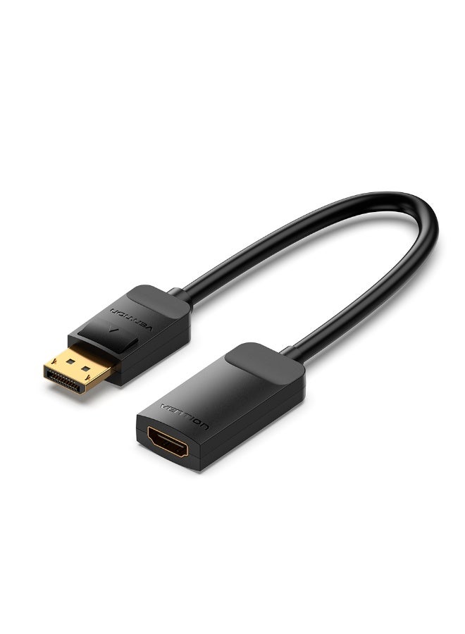 VENTION DP to HDMI 4K@60Hz Converter 0.15M Black Model # HBZBB - Image 1