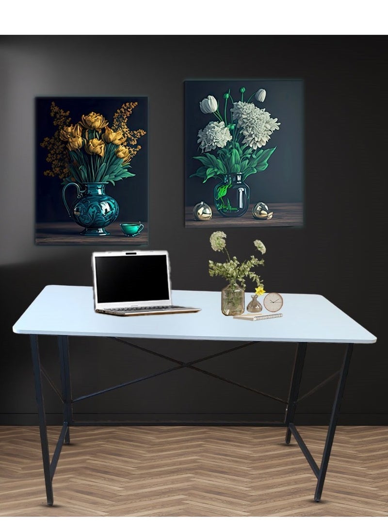 إيه جي دي مكتب كمبيوتر، مكتب دراسة عصري، مكتب منزلي، مكتب كمبيوتر للعمل، الكتابة، الدراسة، غرفة النوم، مكتب كمبيوتر لمساحة العمل التنفيذية - Image 2