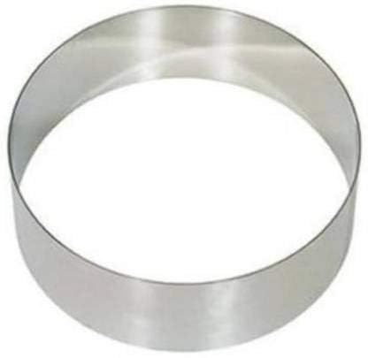 BAKERS 4U BAKERS 4U Stainless Steel Cake Baking Rings 8Inches with 2 inch Height Durable NonStick Ring - Image 1