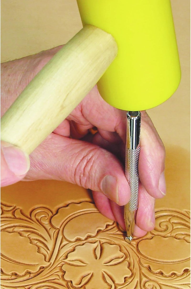 Realeather Leather Stamps Tool Set for Leather Crafting, 10 Stamping Tools, Sheridan Style Stamp Set I - Image 3