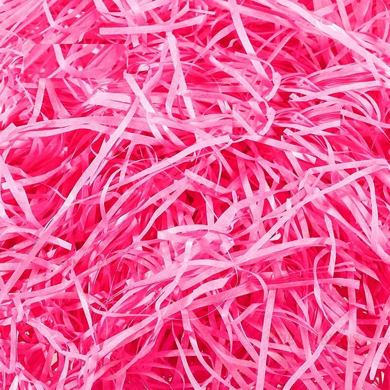 Kigs Enterprise 80 Grams Baby Pink Crinkle Confetti Shredded Shreds Grass Paper for Tissue Paper Gift WrappingCraft DIY Basket Packaging Filling Decoration 80 Grams Baby Pink Baby Pink