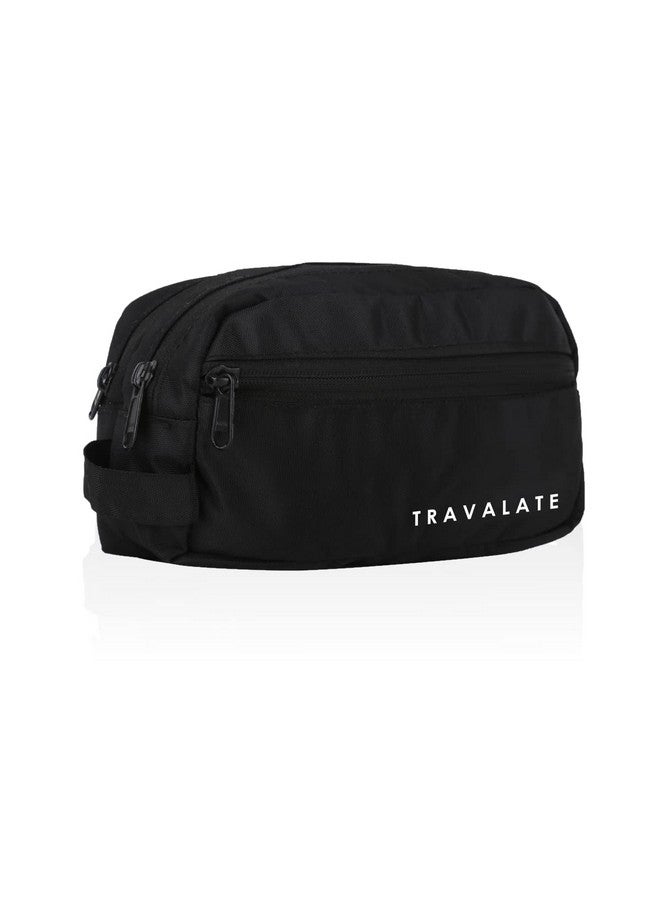 Travalate 9cms Polyester Toiletry Bag (Black_Tr1323) - Image 1