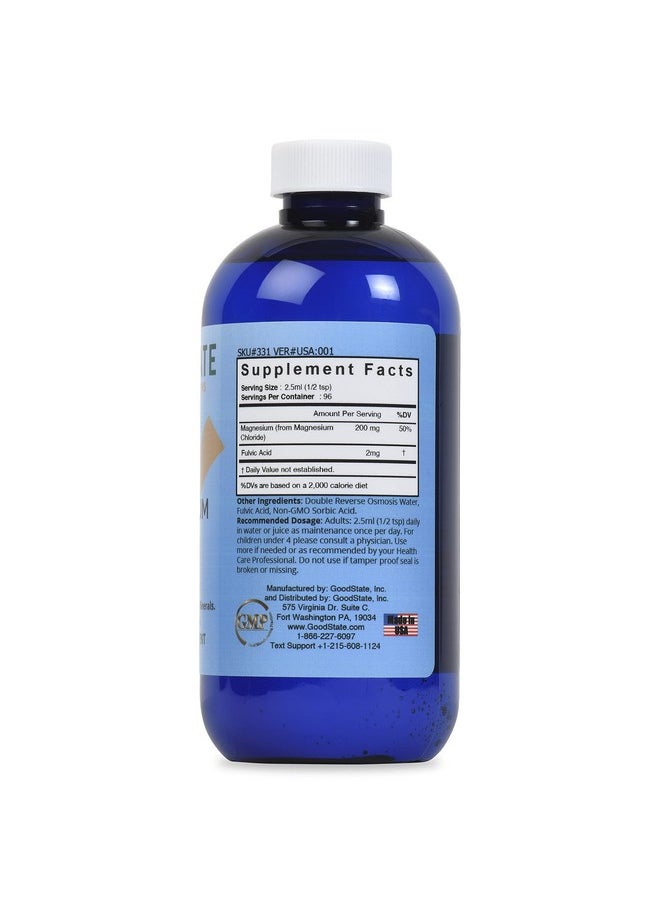 Good State - Good State Liquid Magnesium 200 Supplement, 331, 8 fl oz, 1 Count - Image 1