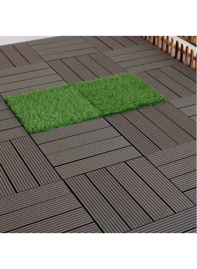 LINGWEI 10pcs Premium Interlocking Deck Tiles – Weatherproof, Non-Slip Patio and Balcony Flooring, DIY Installation, Durable Plastic Composite - Image 5
