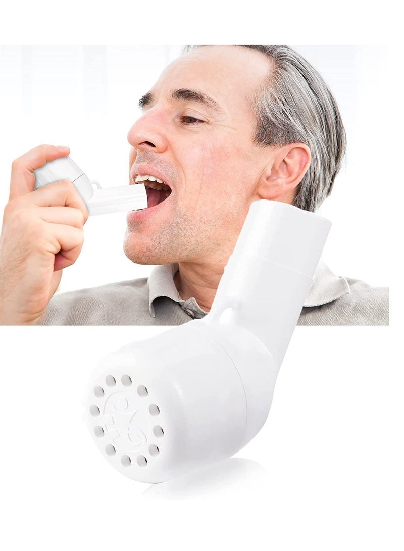 NIBEMINENT Natural Lung Expansion Mucus Removal Device Handheld Breathing Trainers- OPEP Therapy, Helps Open Airways Remove Effectively Stronger Healthier Lungs and Airway - Image 1