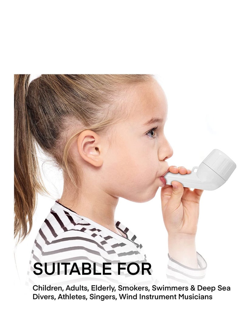 NIBEMINENT Natural Lung Expansion Mucus Removal Device Handheld Breathing Trainers- OPEP Therapy, Helps Open Airways Remove Effectively Stronger Healthier Lungs and Airway - Image 4
