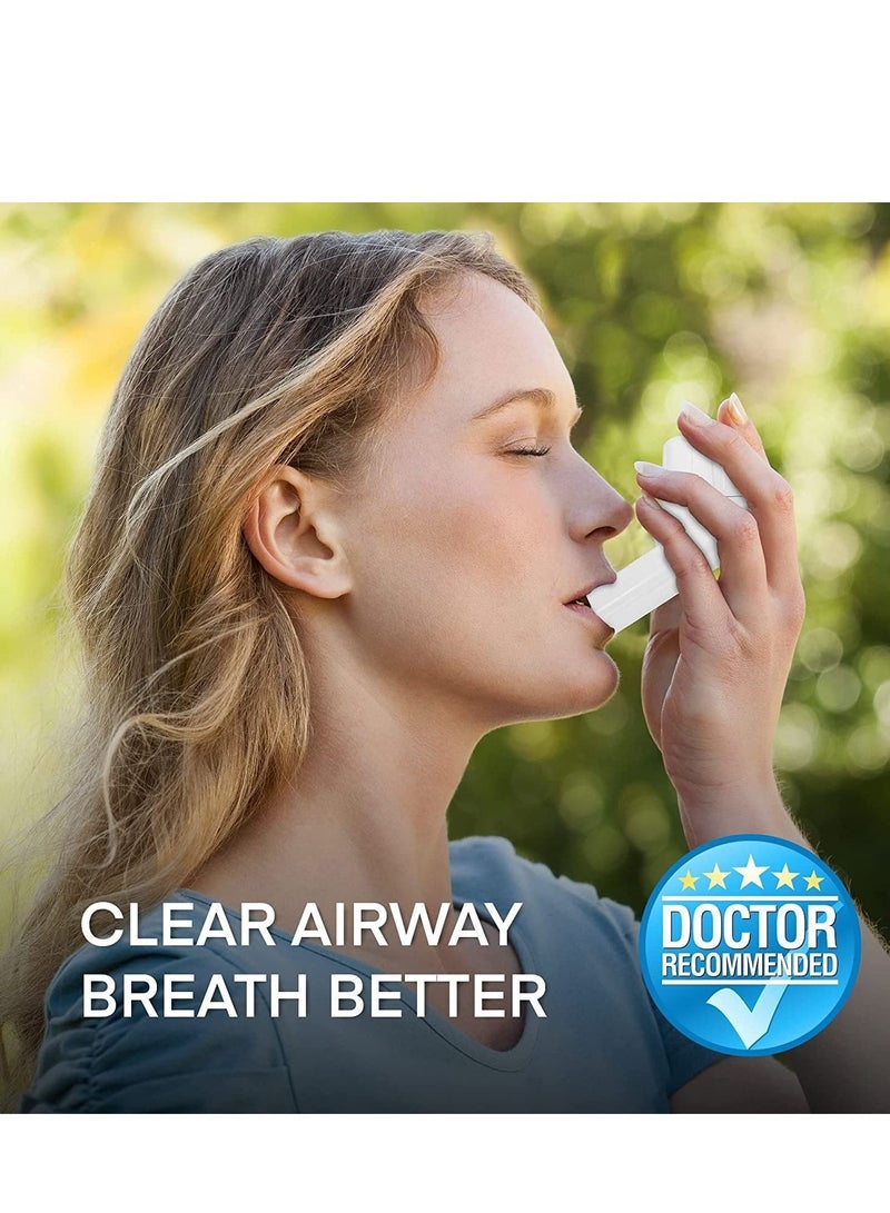 NIBEMINENT Natural Lung Expansion Mucus Removal Device Handheld Breathing Trainers- OPEP Therapy, Helps Open Airways Remove Effectively Stronger Healthier Lungs and Airway - Image 3