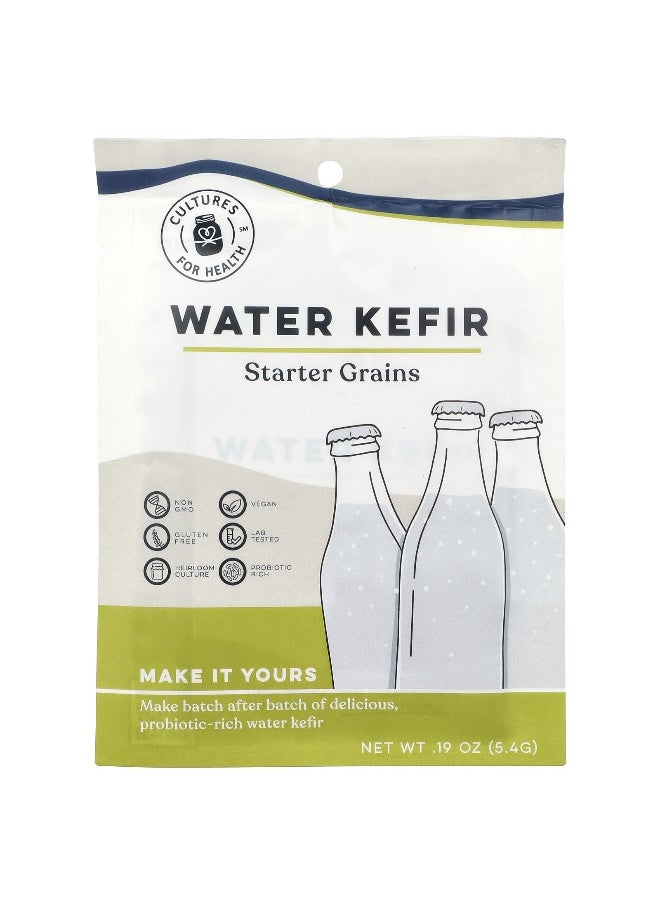 CULTURES FOR HEALTH - Cultures for Health, Water Kefir, 1 Packet, 0.19 oz (5.4 g) - Image 1