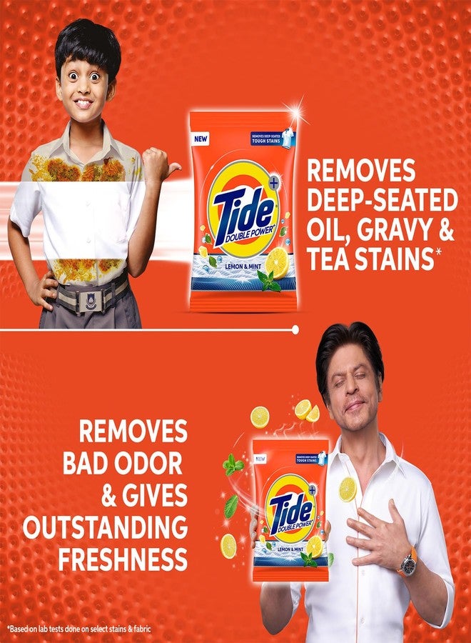 تايد مسحوق غسيل تايد بلس - 2.2 كجم | برائحة الليمون والنعناع | يزيل بقع الزيت والمرق والشاي العنيدة | العلامة التجارية رقم 1 في العالم للمنظفات - Image 5