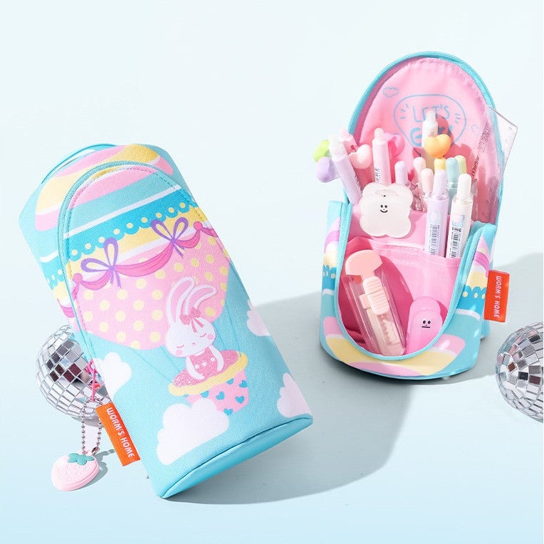 Boys Stand-Up Pencil Case 6-12 Years, School Supplies Large Capacity Waterproof Wear-Resistant Stationery Bag Gift - Image 3