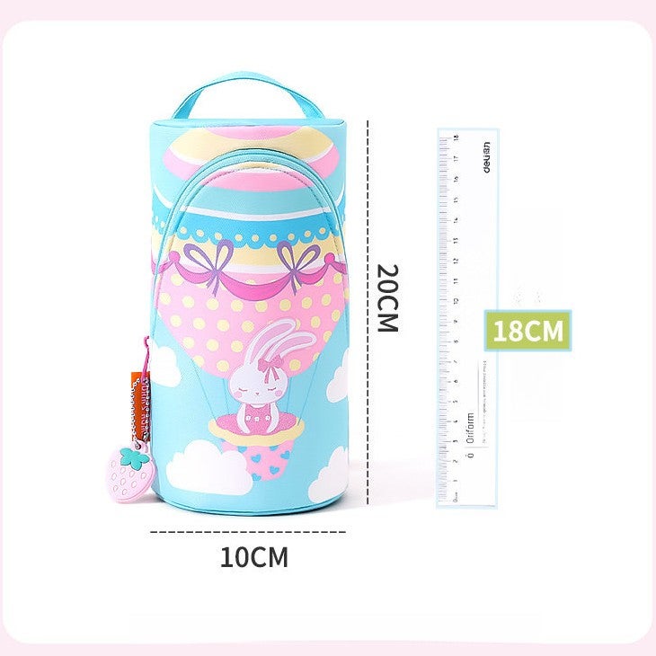 Boys Stand-Up Pencil Case 6-12 Years, School Supplies Large Capacity Waterproof Wear-Resistant Stationery Bag Gift - Image 2