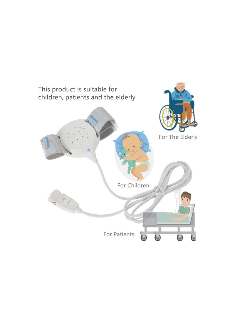 Bedwetting Alarm with Sensor, Potty Training Monitor for Boys and Girls, Sound and Vibration Alerts, Effective Bedwetting Solution for Children, Pee Alarm for Nighttime Training.