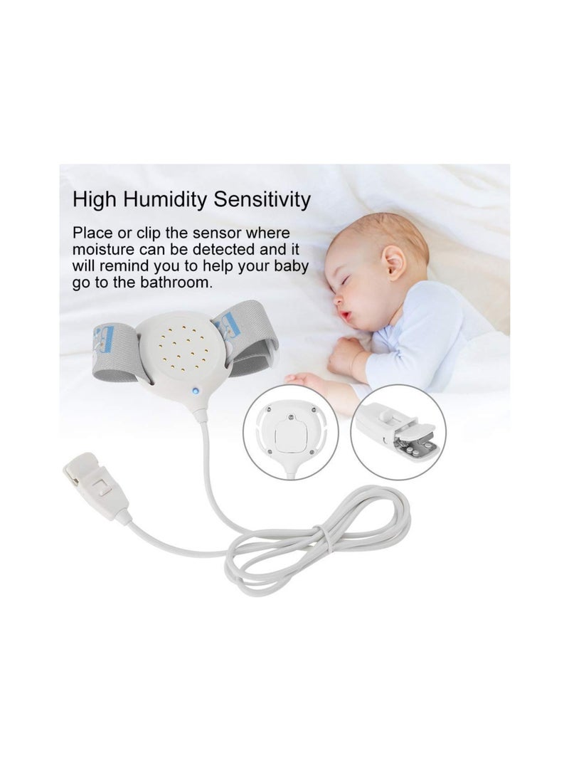 Bedwetting Alarm with Sensor, Potty Training Monitor for Boys and Girls, Sound and Vibration Alerts, Effective Bedwetting Solution for Children, Pee Alarm for Nighttime Training.