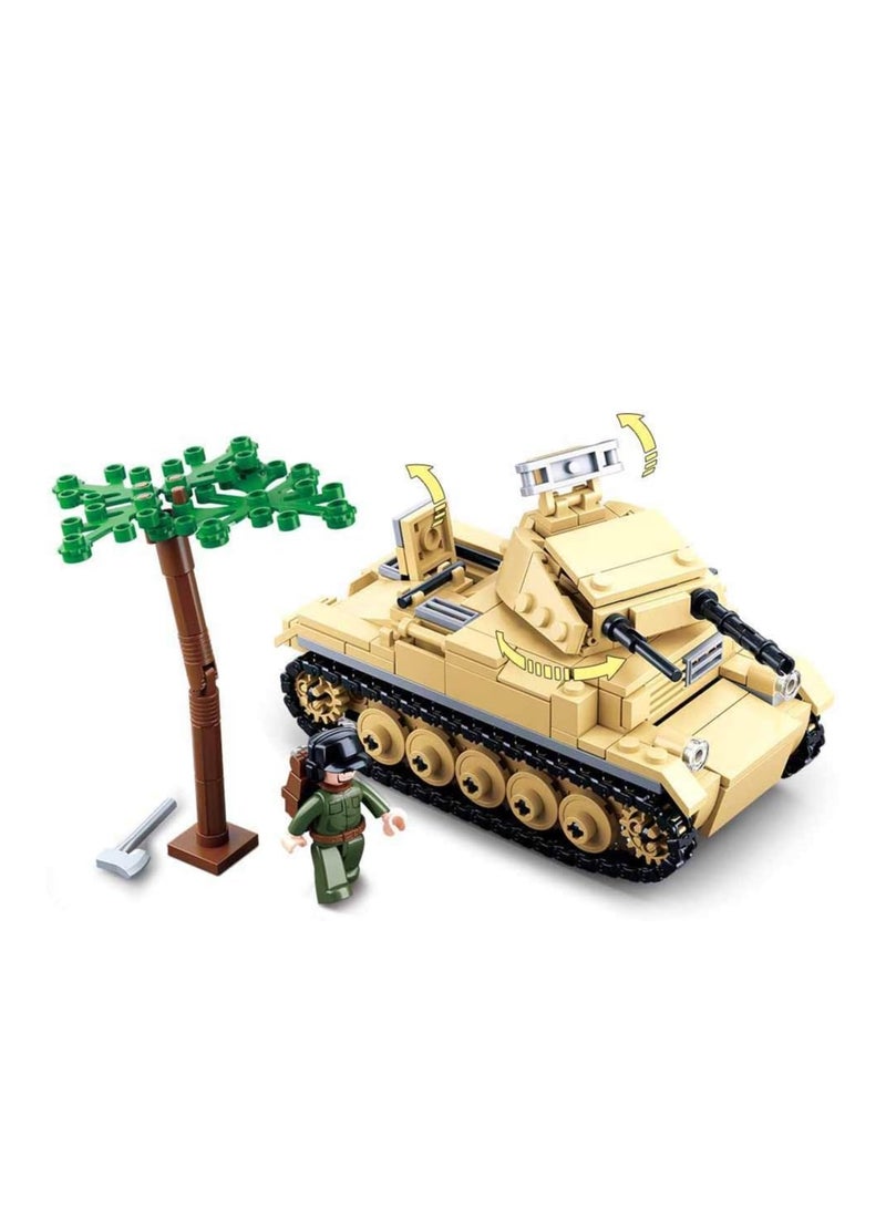 Sluban Sluban - WWII Army Small German Tank 356 Pieces - M38-B0691 - Image 4