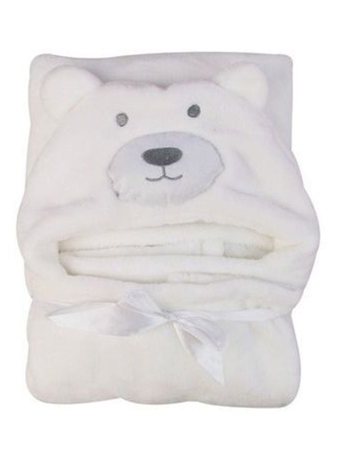 3D Baby Polar Bear Hooded Blanket - Image 1