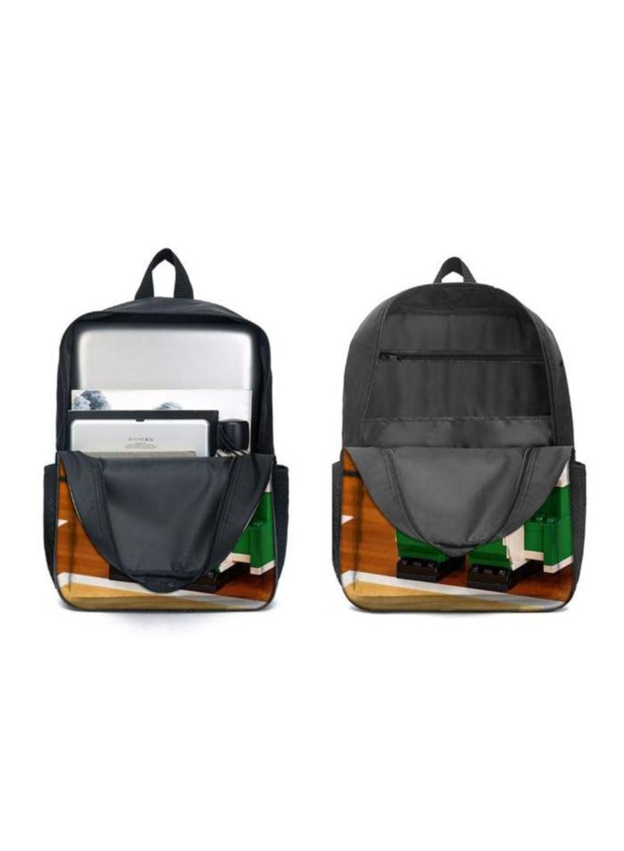 The latest universal cartoon new three-piece schoolbag (for students, teenagers, children)